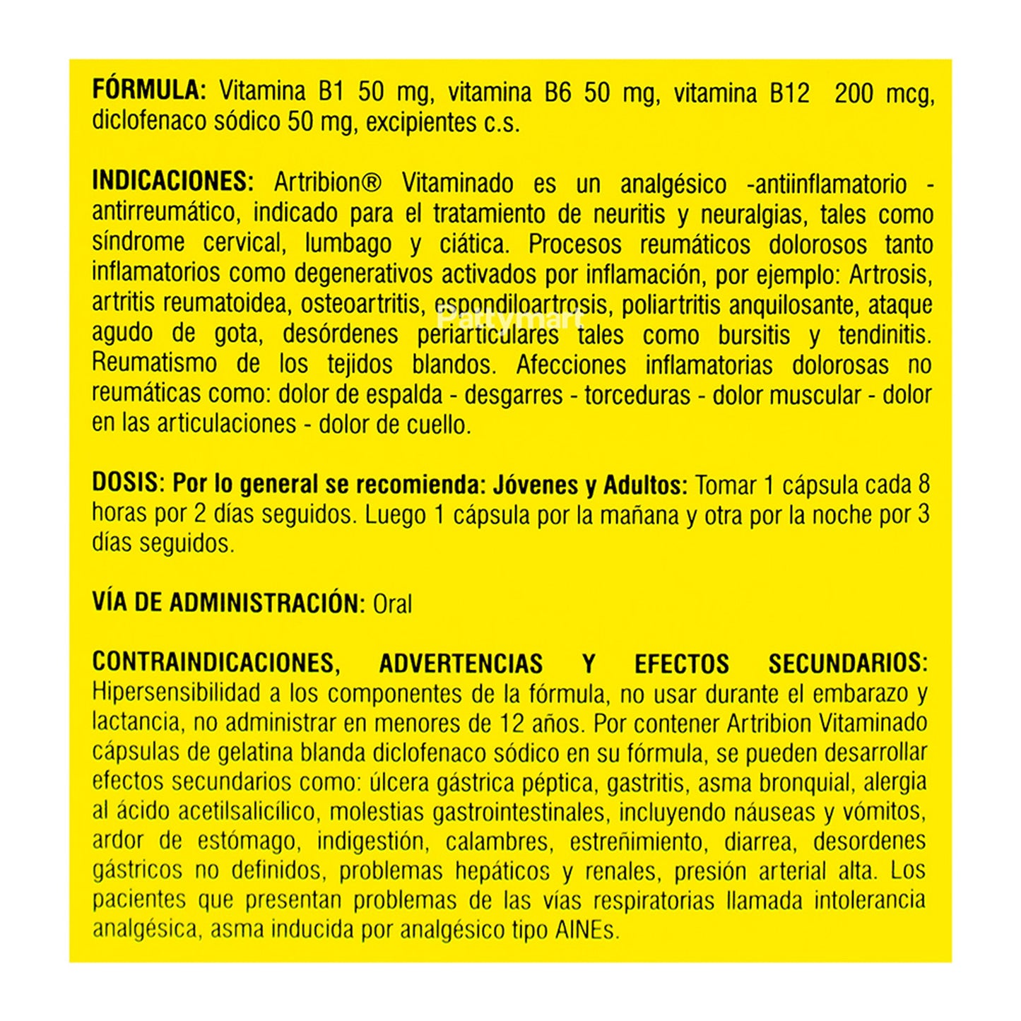 Artribion Vitaminado 20 sobres de 4 capsulas