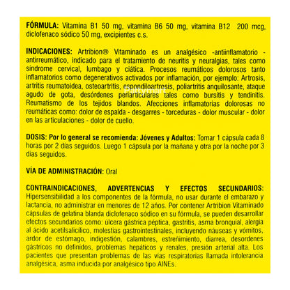 Artribion Vitaminado 20 sobres de 4 capsulas